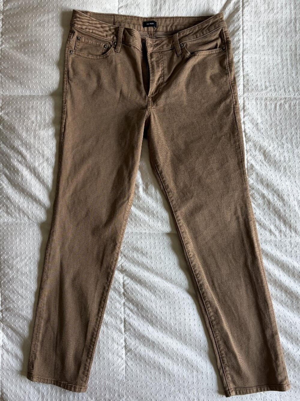 EXPRESS Men’s Slim Khaki Jeans 33x30 Tan Stretch